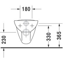 Cuvette suspendu d-code 54cm blanc fc réf. 2535090000