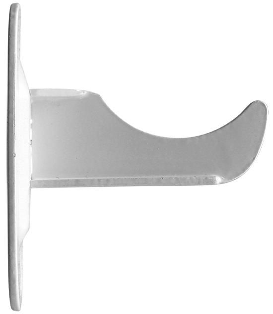 Support de radiateur rideau à visser axe longueur 65 mm blanc Réf. 137108