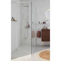 Paroi de douche latérale fixe Contra 90 cm Réf. E22FT90-GA