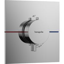 hansgrohe ShowerSelect Comfort E Set de finition pour mitigeur thermostatique encastré, Chrome