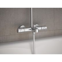 Colonne de douche avec thermostatique Bain/Douche chromé Euphoria System 260 Réf. 27475002