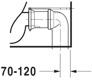 Cuvette vario 72cm Durastyle blanc Wondergliss réf. 21560900001