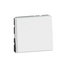 Legrand - interrupteur ou va-et-vient 10AX 250V~ Mosaic Easy-led 2 Modules - blanc Réf. 077011L