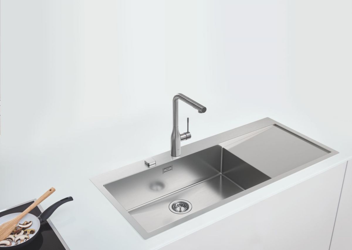 Evier en acier inoxydable K1000 Inox GROHE 31581SD1