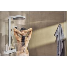 Colonne de douche 360  Rainfinity 1jet avec mitigeur thermostatique ShowerTablet 350 Blanc mat Réf. 26853700