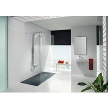 Receveur de douche TERRAN en stonex extra-plat antidérapant 160 x 80 cm, blanc mat Réf. AP10164032001100