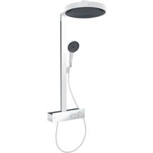 Colonne de douche 360  Rainfinity 1jet avec mitigeur thermostatique ShowerTablet 350 Blanc mat Réf. 26853700