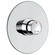 Robinet temporisé D 130 mm à déclenchement souple Temposoft 2 de douche robinet encastré avec rosace réf. 749428