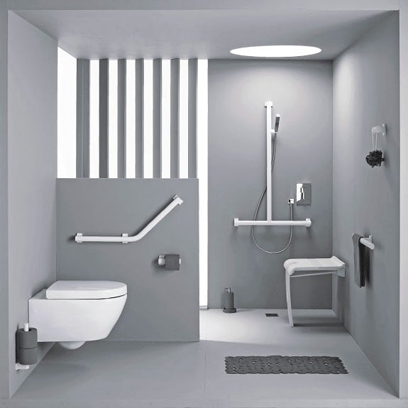 photo salle de bain et accessoires de douche