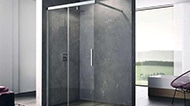 Paroi douche italienne coulissante