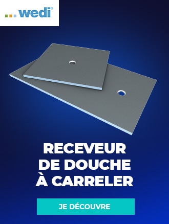 RECEVEUR DE DOUCHE A CARRELER