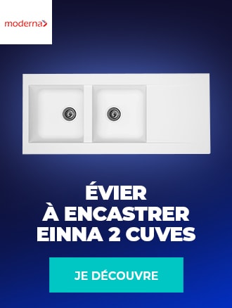 Evier à encastrer Einna 2 cuves