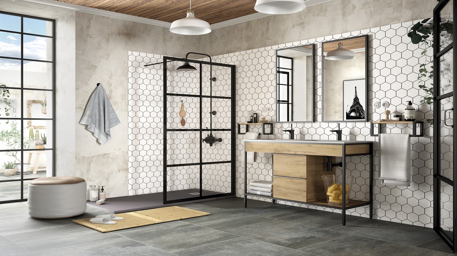 photo Meuble de salle de bain style scandinave