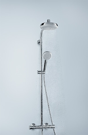 Crometta 160 colonne de douche 1 jet écosmart Hansgrohe