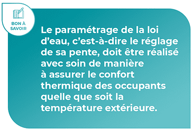 Paramétrage de la loi d’eau.