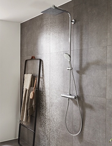 Crometta E Showerpipe 240 1 jet Ecosmart Hansgrohe