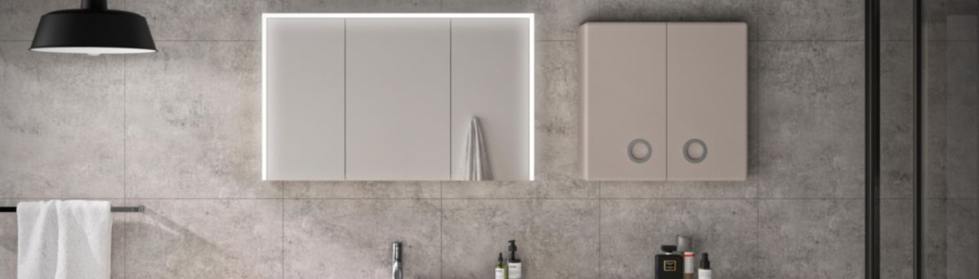 Armoire de toilette miroir led 3 portes