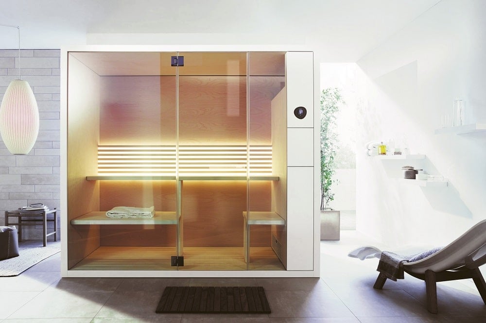 photo salle de bain avec sauna 