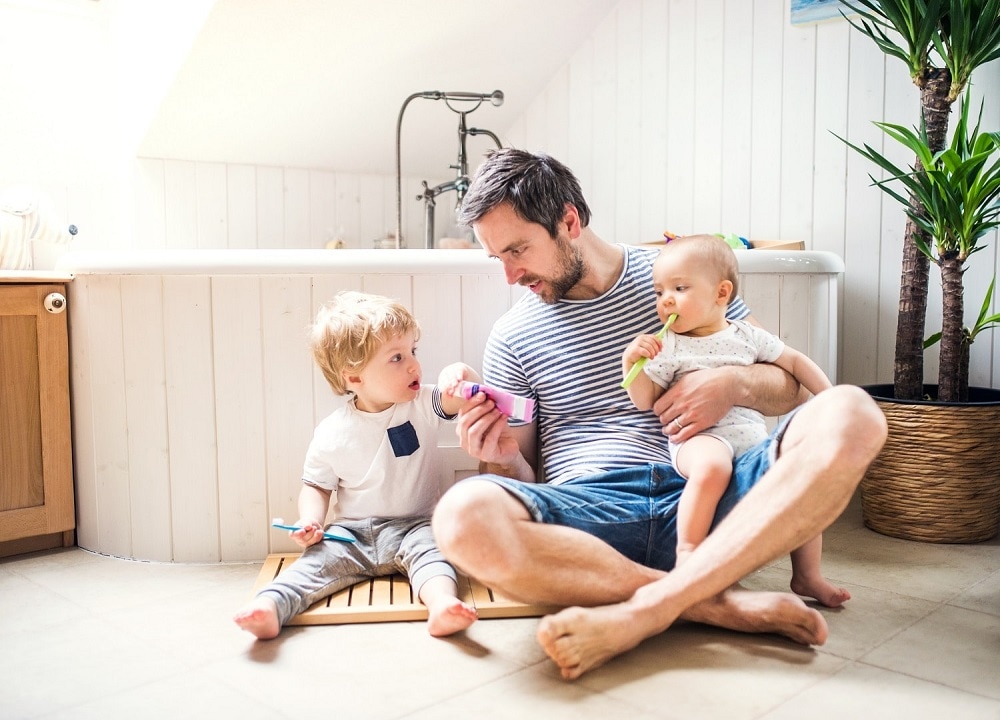 La salle de bain, une pièce formatrice pour les enfants