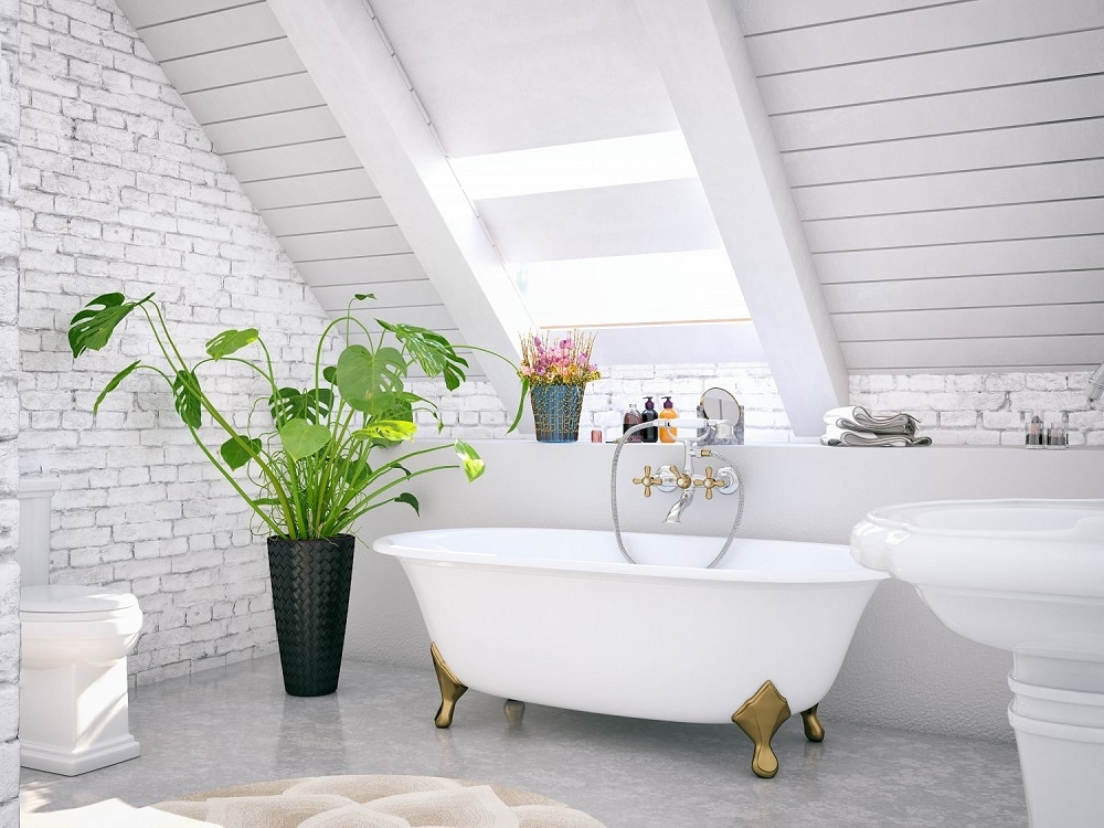 Une salle de bain moderne