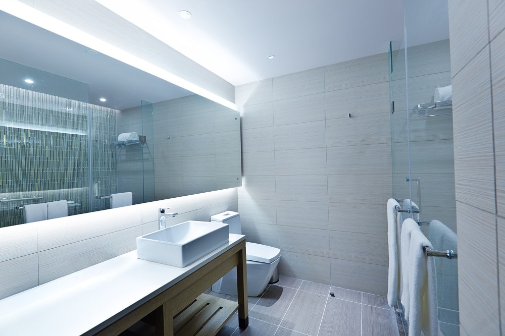 Une salle de bain high-tech