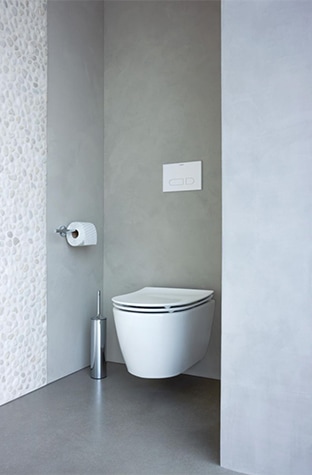 Installation de WC suspendu Soleil de Duravit 